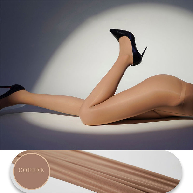 Collant lucidi trasparenti da donna – Resistenti agli strappi e antiscivol