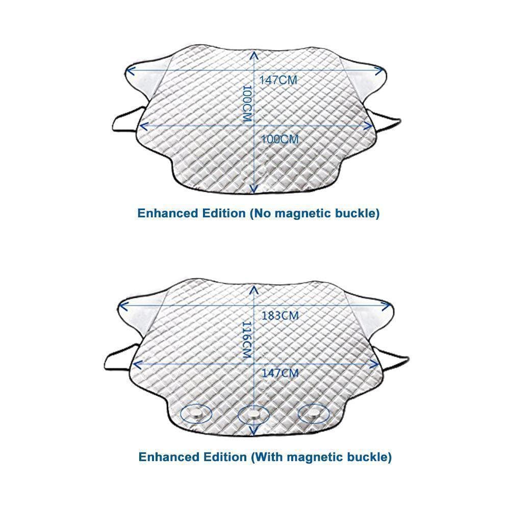 Copertura magnetica per parabrezza
