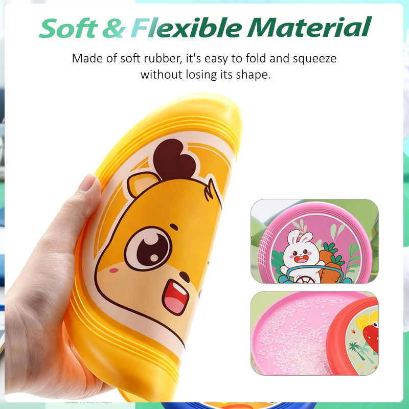 Frisbee Morbido da Esterno per Bambini con Design Cartoon