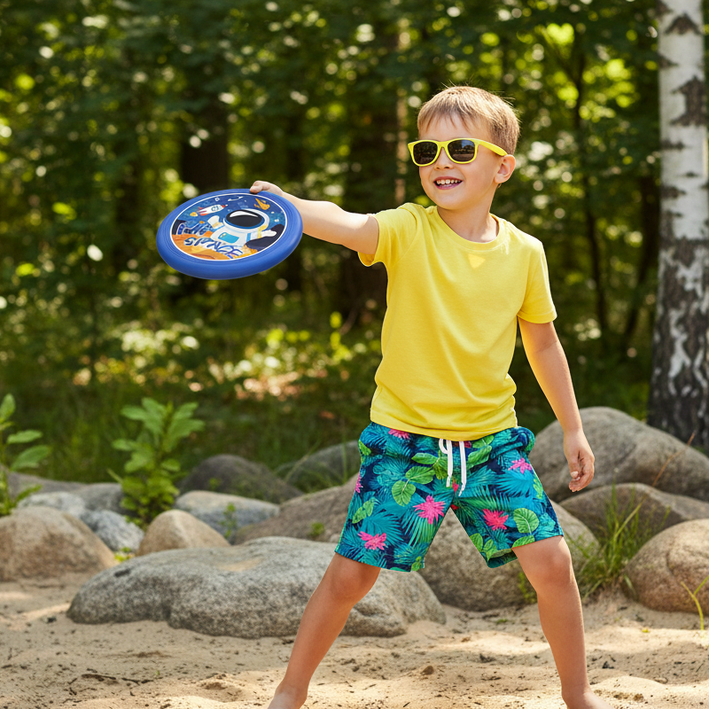 Frisbee Morbido da Esterno per Bambini con Design Cartoon