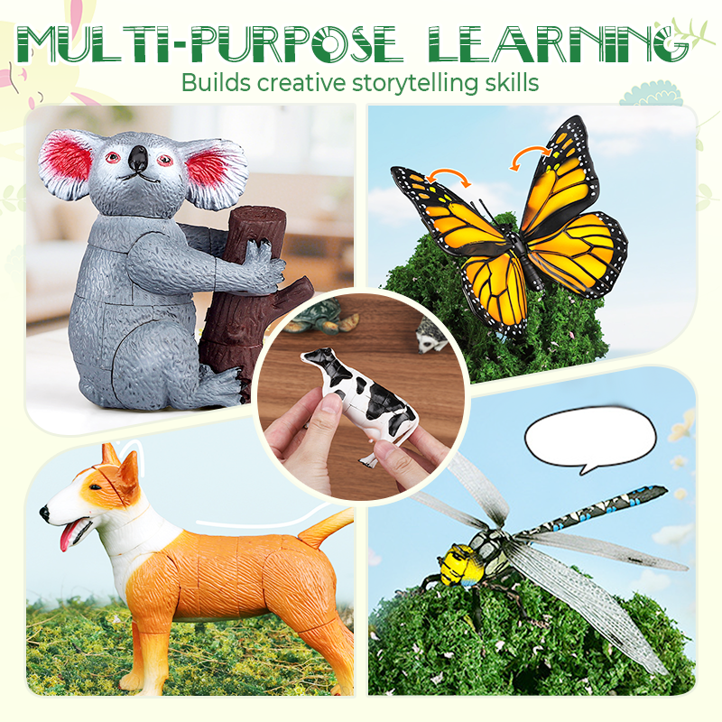 🐞 60% DI SCONTO! 🐛 GIOCATTOLI DA MONTARE - 12 Modelli di Insetti e Animali, Sviluppa la Manualità e la Curiosità, Ideale per Bambini 5+ Anni 🔍🧩