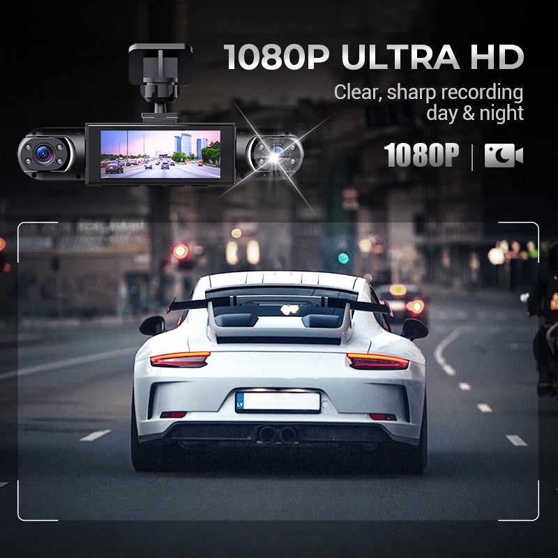 Sistema dashcam per auto con visione completa