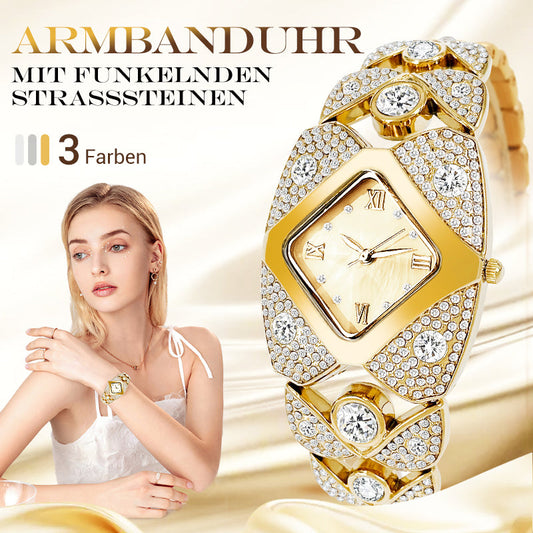 ⌚✨ 50% DI SCONTO! Orologio da Polso Retrò al Quarzo con Strass Scintillanti – Elegante, Glamour & Perfetto per Occasioni Speciali ✨