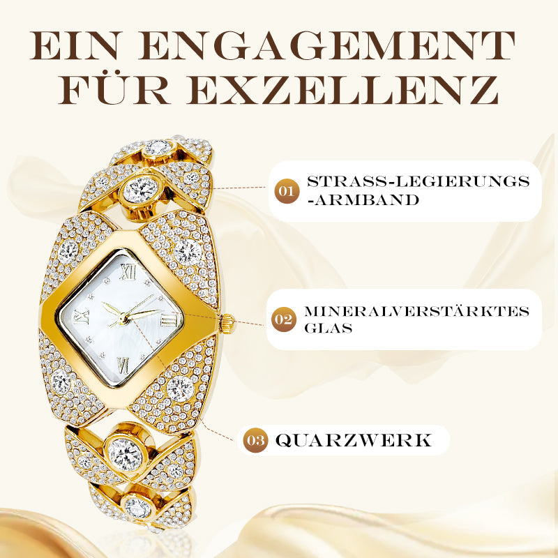 ⌚✨ 50% DI SCONTO! Orologio da Polso Retrò al Quarzo con Strass Scintillanti – Elegante, Glamour & Perfetto per Occasioni Speciali ✨