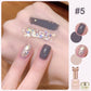 Set di Smalti per Unghie Glitter Bicolore Glamoroso