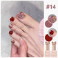 Set di Smalti per Unghie Glitter Bicolore Glamoroso