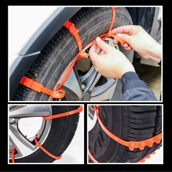 🔥 Saldi Invernali – 50% di sconto! Catene Antiscivolo Super Resistenti – Installazione in 60 Secondi, Adatte a SUV, Auto & Furgoni! 🚗❄️🛡️