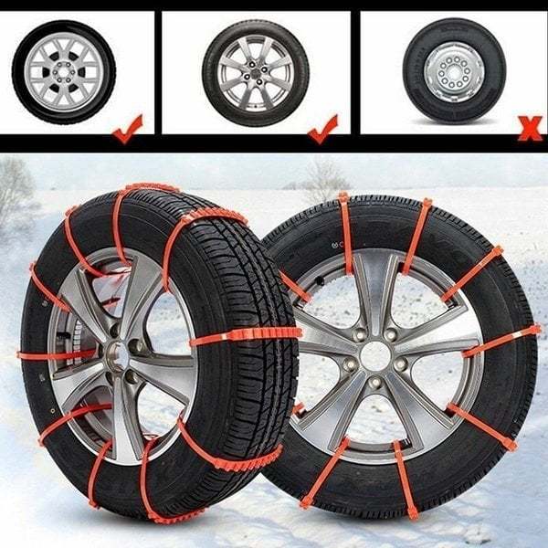 🔥 Saldi Invernali – 50% di sconto! Catene Antiscivolo Super Resistenti – Installazione in 60 Secondi, Adatte a SUV, Auto & Furgoni! 🚗❄️🛡️