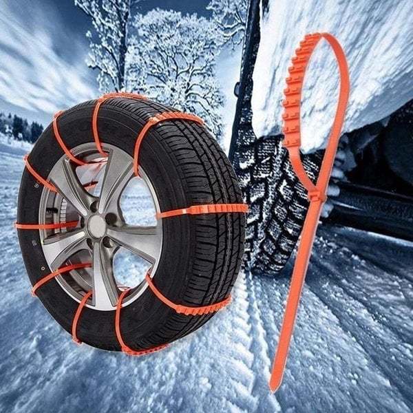 🔥 Saldi Invernali – 50% di sconto! Catene Antiscivolo Super Resistenti – Installazione in 60 Secondi, Adatte a SUV, Auto & Furgoni! 🚗❄️🛡️