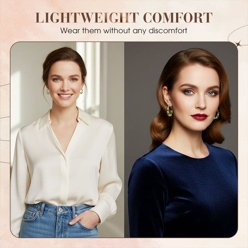 Orecchini Leggeri Versatili e Scintillanti da Donna