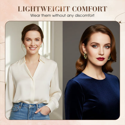 Orecchini Leggeri Versatili e Scintillanti da Donna