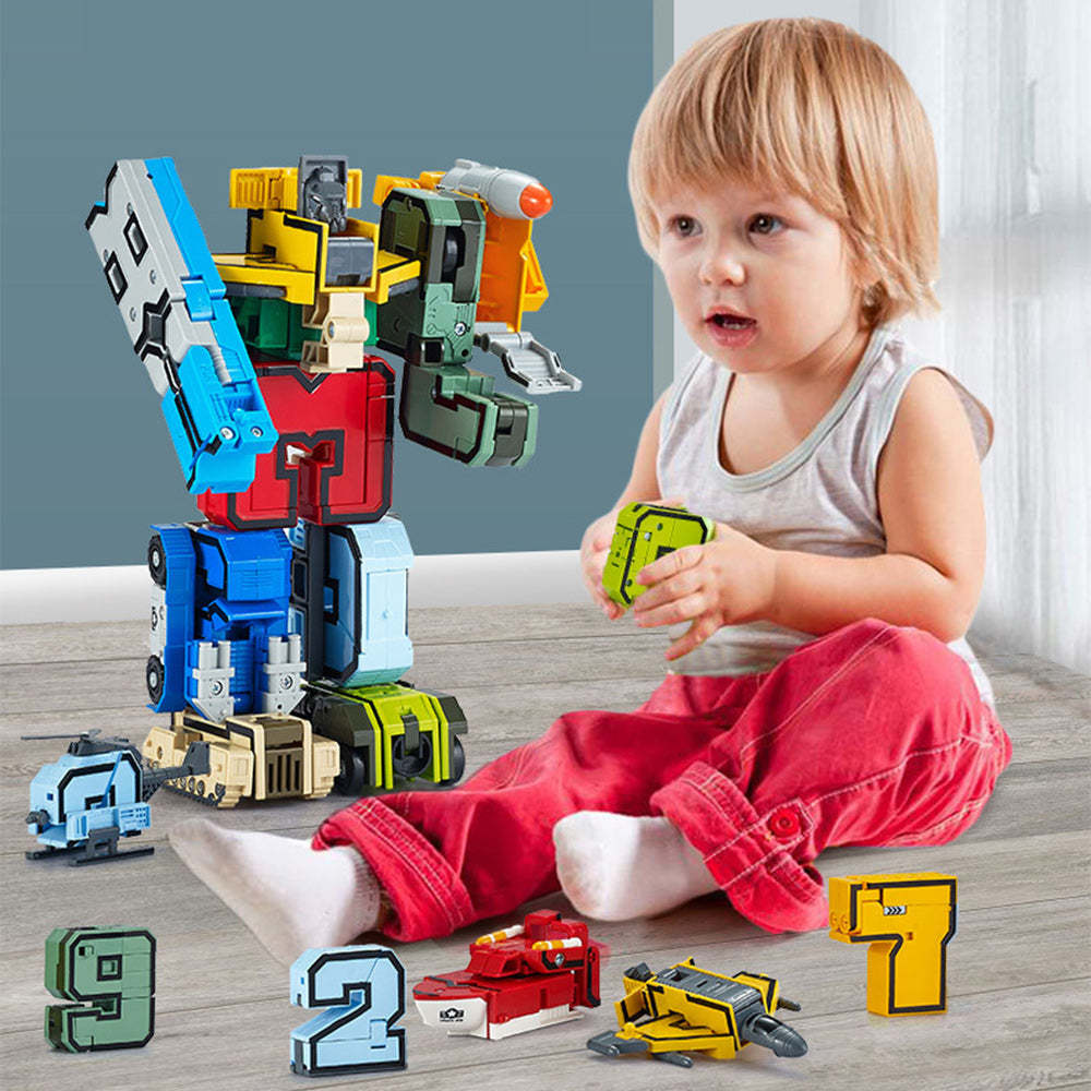 🔢🤖 SCONTO 50%! Blocchi Costruttori 10-in-1 con Cifre – 10 modelli in 1 set, allena il calcolo, la logica e la motricità. Adatto per 3-8 anni, ABS sicuro, senza bordi taglienti!