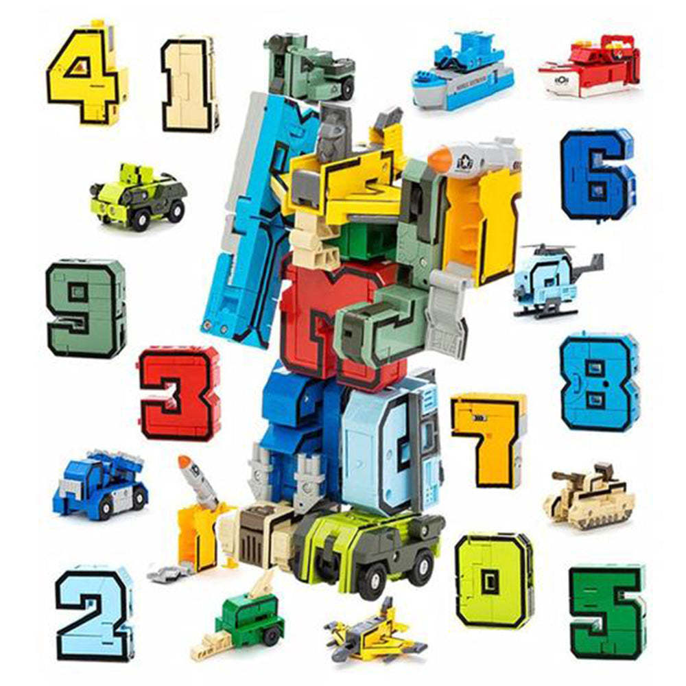 🔢🤖 SCONTO 50%! Blocchi Costruttori 10-in-1 con Cifre – 10 modelli in 1 set, allena il calcolo, la logica e la motricità. Adatto per 3-8 anni, ABS sicuro, senza bordi taglienti!