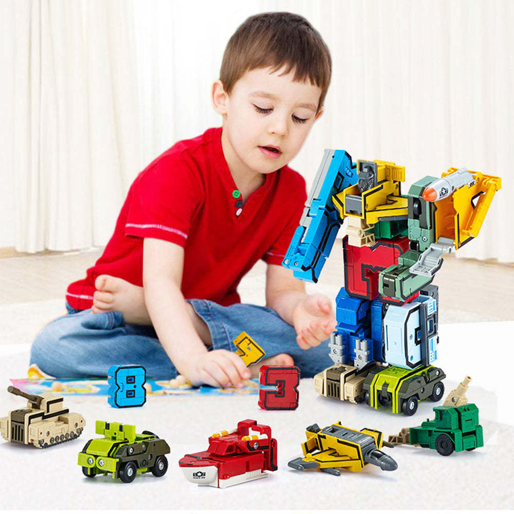 🔢🤖 SCONTO 50%! Blocchi Costruttori 10-in-1 con Cifre – 10 modelli in 1 set, allena il calcolo, la logica e la motricità. Adatto per 3-8 anni, ABS sicuro, senza bordi taglienti!