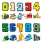 🔢🤖 SCONTO 50%! Blocchi Costruttori 10-in-1 con Cifre – 10 modelli in 1 set, allena il calcolo, la logica e la motricità. Adatto per 3-8 anni, ABS sicuro, senza bordi taglienti!