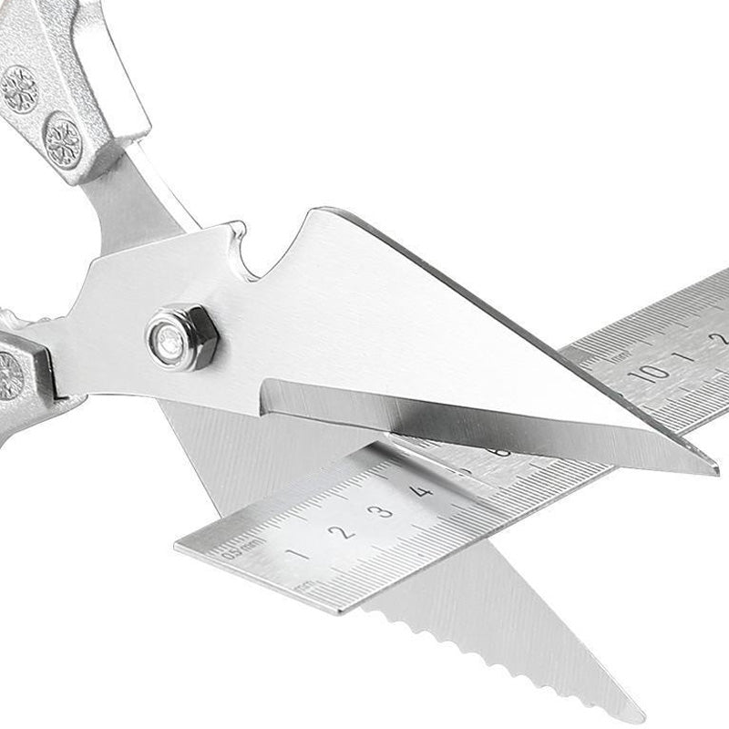 ✂️SCONTO DEL 60%! ✨ FORBICI MULTIFUNZIONALI - Forbici da cucina e da pollame ad alte prestazioni, impugnatura antiscivolo, trita erbe e noci, lavabili in lavastoviglie 🍗🌿