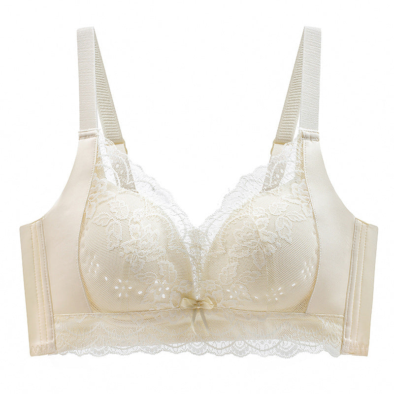 Reggiseno Minimizer in pizzo traspirante senza ferretto da donna