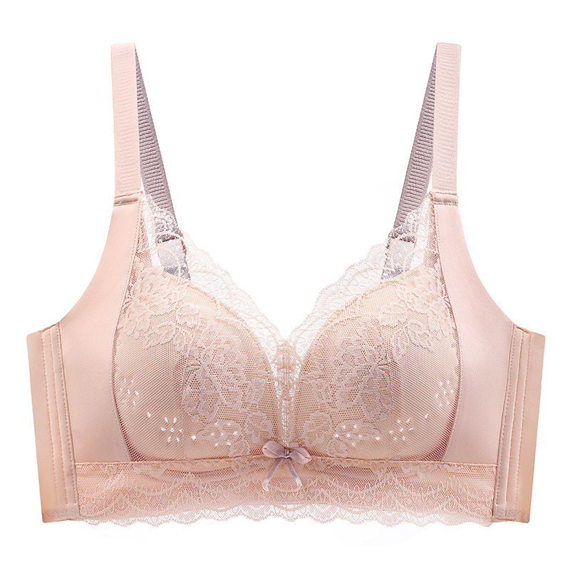 Reggiseno Minimizer in pizzo traspirante senza ferretto da donna