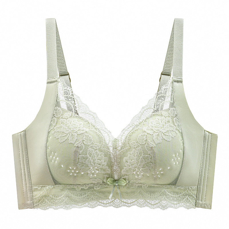 Reggiseno Minimizer in pizzo traspirante senza ferretto da donna