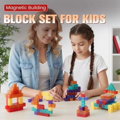🏗️ Set di blocchi magnetici da costruzione per bambini👶✨