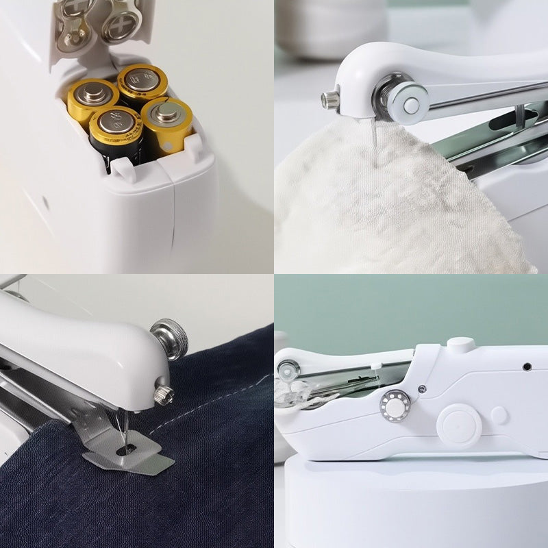 🧵 Mini macchina da cucire elettrica: leggera, portatile e facile da usare! ✨