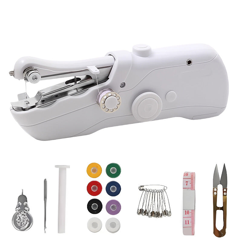 🧵 Mini macchina da cucire elettrica: leggera, portatile e facile da usare! ✨