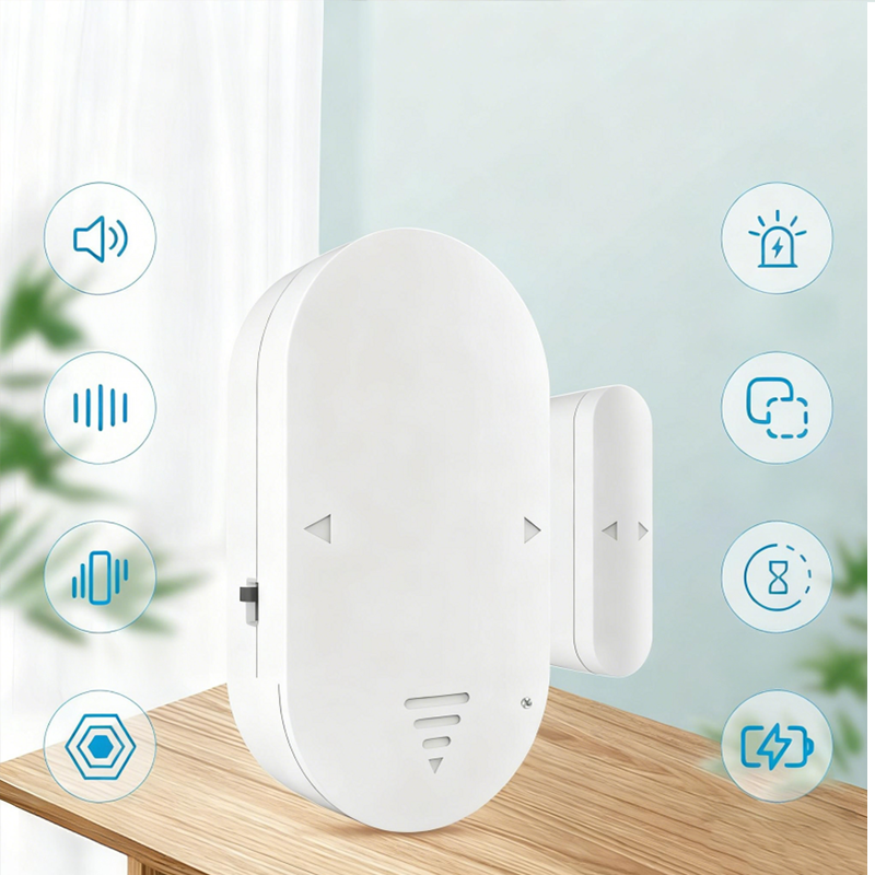 Allarme Versatile 5 Modalità 🛡️: Sirena Potente, Carillon Delicato e Avviso Porta per Ogni Punto d'Accesso.