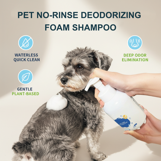 Shampoo Schiuma Deodorante Senza Risciacquo per Animali Domestici