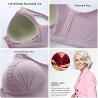 🎊Speciale di Natale: 50% di sconto 🎊Pulsante anteriore Reggiseno di cotone traspirante per la pelle