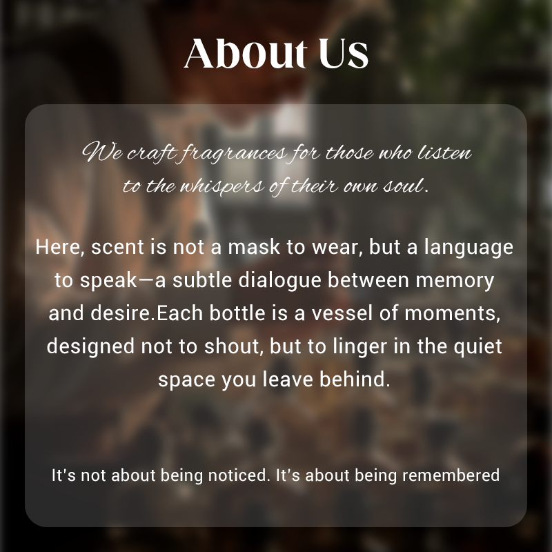 Profumo distintivo a lunga tenuta