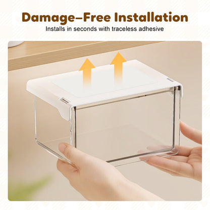 Organizzatore Trasparente a Cassetto per Armadietto