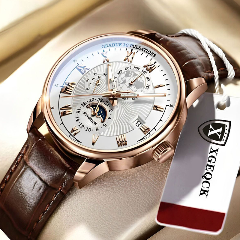 Orologio da uomo classico ed elegante al quarzo