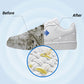 Crema detergente per scarpe bianche