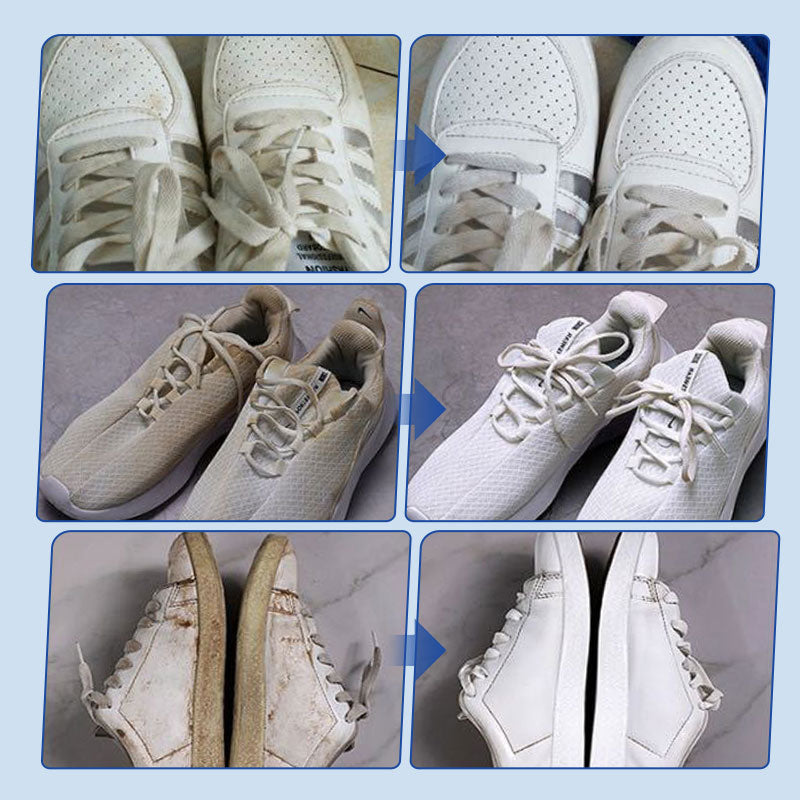 Crema detergente per scarpe bianche