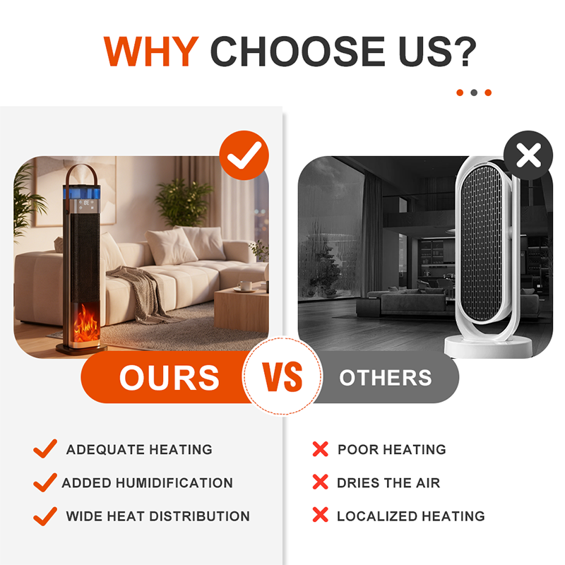 🔥🔥2-in-1 Space Heater & Humidifier