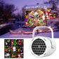 ✨OLTRE 50.000 PEZZI VENDUTI!🎅Proiettore natalizio USB🎄16 motivi festivi, angolo regolabile, portatile! Crea subito l’atmosfera di Natale a casa tua🎇