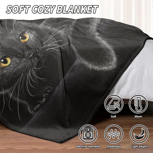 🐱 SCONTO DEL 60% ORA! 🔥 Coperta accogliente per tutte le stagioni - Ultra morbida e reversibile, perfetta per il divano e il letto 🛏️✨