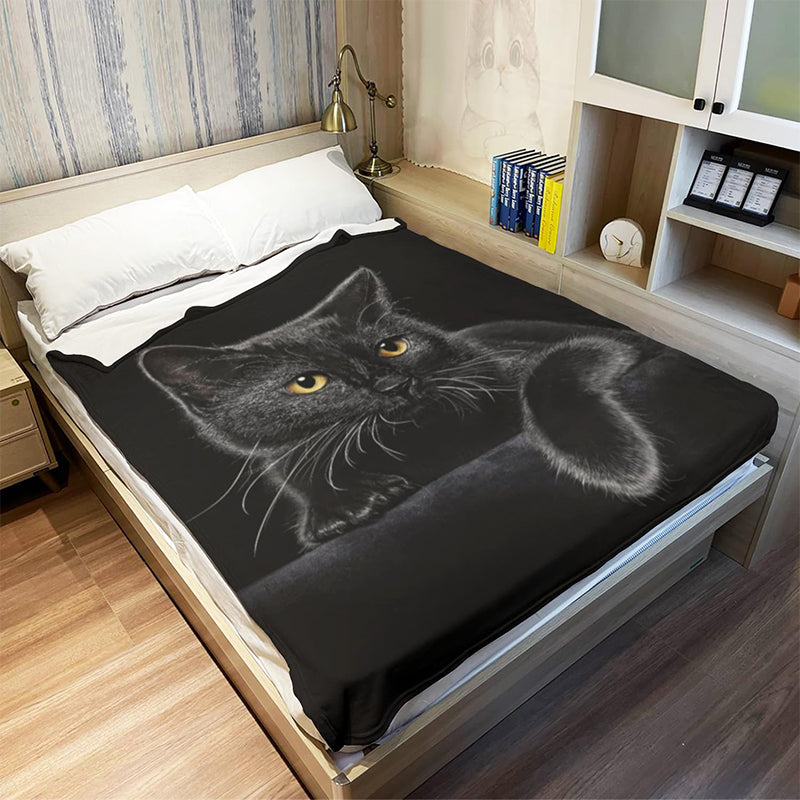 🐱 SCONTO DEL 60% ORA! 🔥 Coperta accogliente per tutte le stagioni - Ultra morbida e reversibile, perfetta per il divano e il letto 🛏️✨