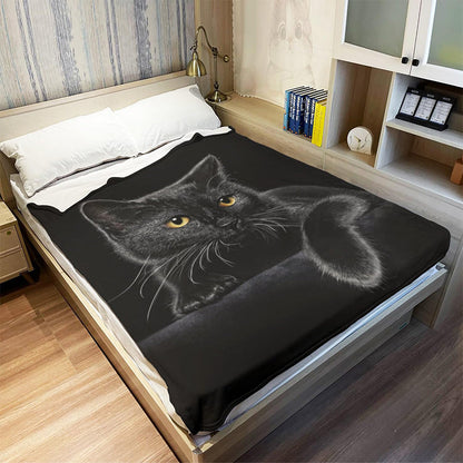🐱 SCONTO DEL 60% ORA! 🔥 Coperta accogliente per tutte le stagioni - Ultra morbida e reversibile, perfetta per il divano e il letto 🛏️✨
