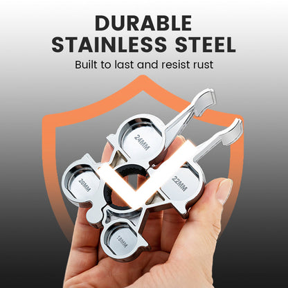 Strumento universale per la riparazione di aeratori e valvole per doccia