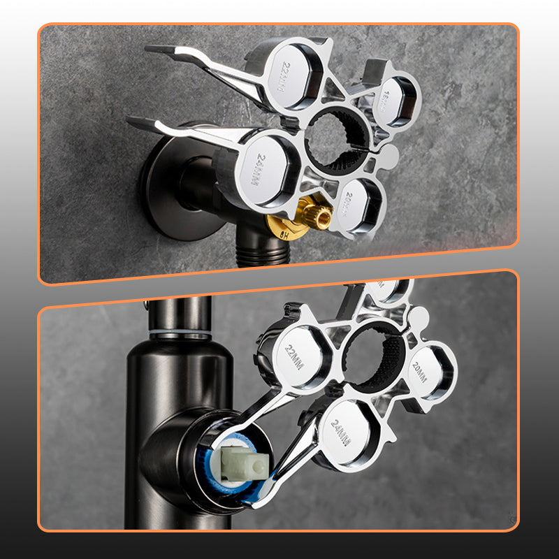 Strumento universale per la riparazione di aeratori e valvole per doccia