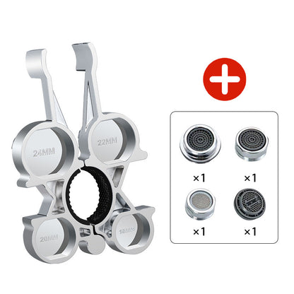 Strumento universale per la riparazione di aeratori e valvole per doccia