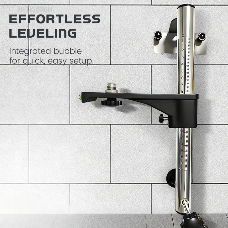 Staffa di montaggio a parete regolabile per livella laser