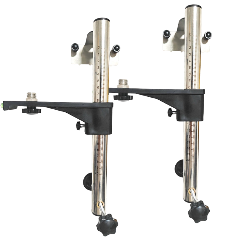 Staffa di montaggio a parete regolabile per livella laser