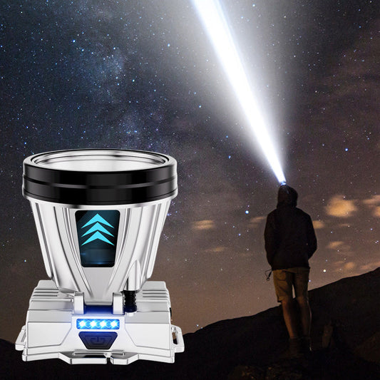 Torcia Frontale Ricaricabile Super Luminosa ad Alta Potenza