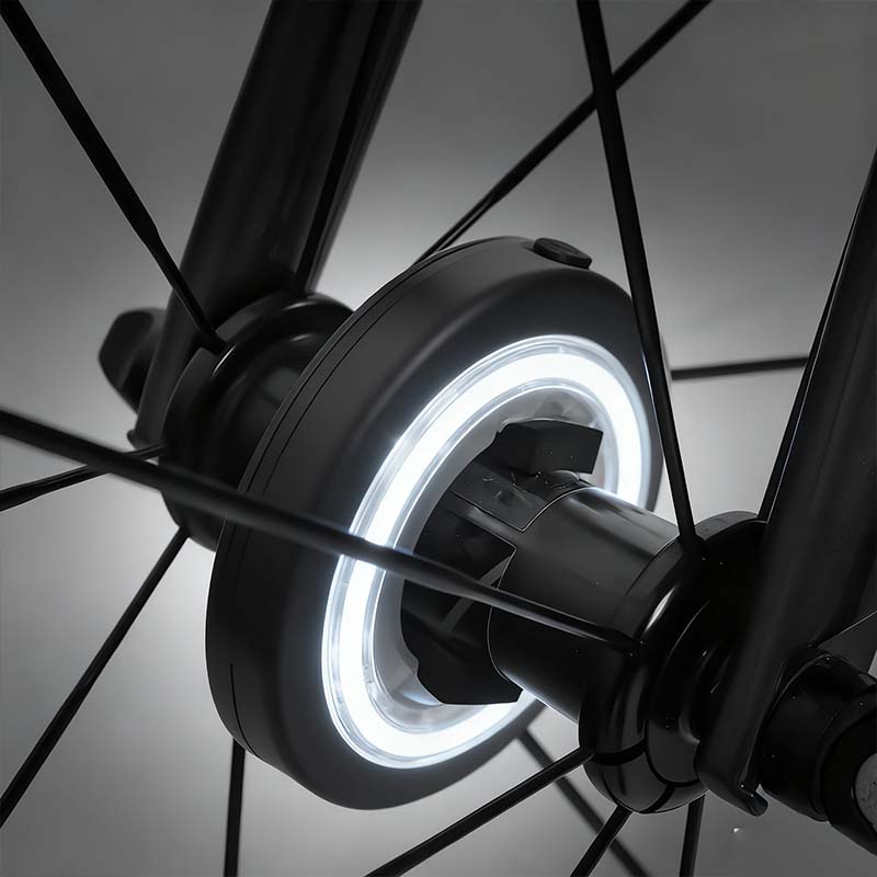 Luce LED per Mozzo Ruota Bici per Ciclismo Notturno