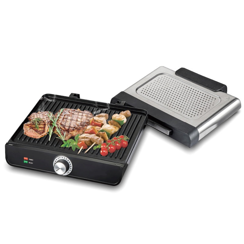 🔈🔈 Sconto dell'ultimo giorno - 60% DI SCONTO 🔥2200W fumo indoor grill con griglia antiaderente