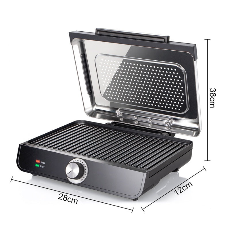 🔈🔈 Sconto dell'ultimo giorno - 60% DI SCONTO 🔥2200W fumo indoor grill con griglia antiaderente