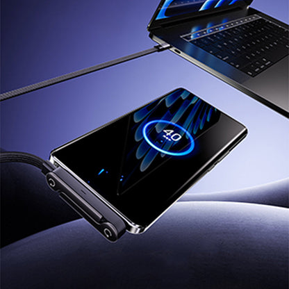 Cavo di ricarica rapida da 240 W con supporto regolabile per telefono