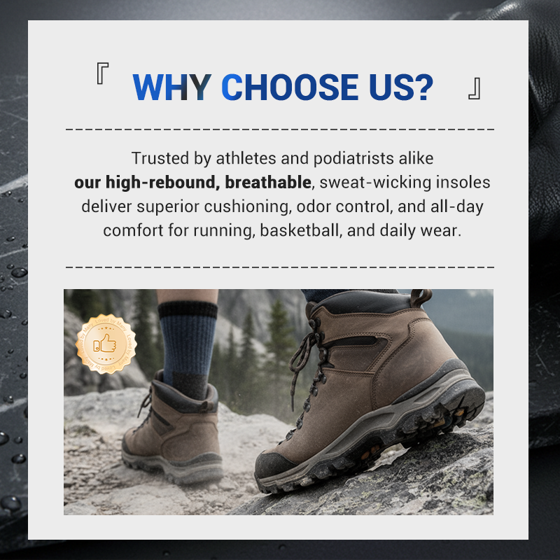 👟 SCONTO DEL 50%! 🦶 Plantari sportivi ortopedici professionali – Ammortizzanti, con supporto dell'arco plantare e alleggerenti – perfetti per la corsa, l'escursionismo o le lunghe giornate di lavoro 🏃‍♂️